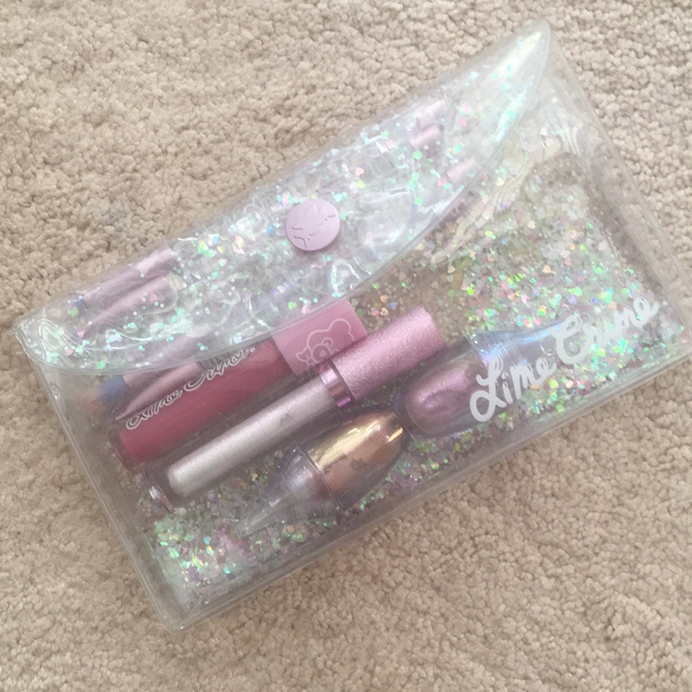 NWOT Lime Crime Makeup Gel Clutch